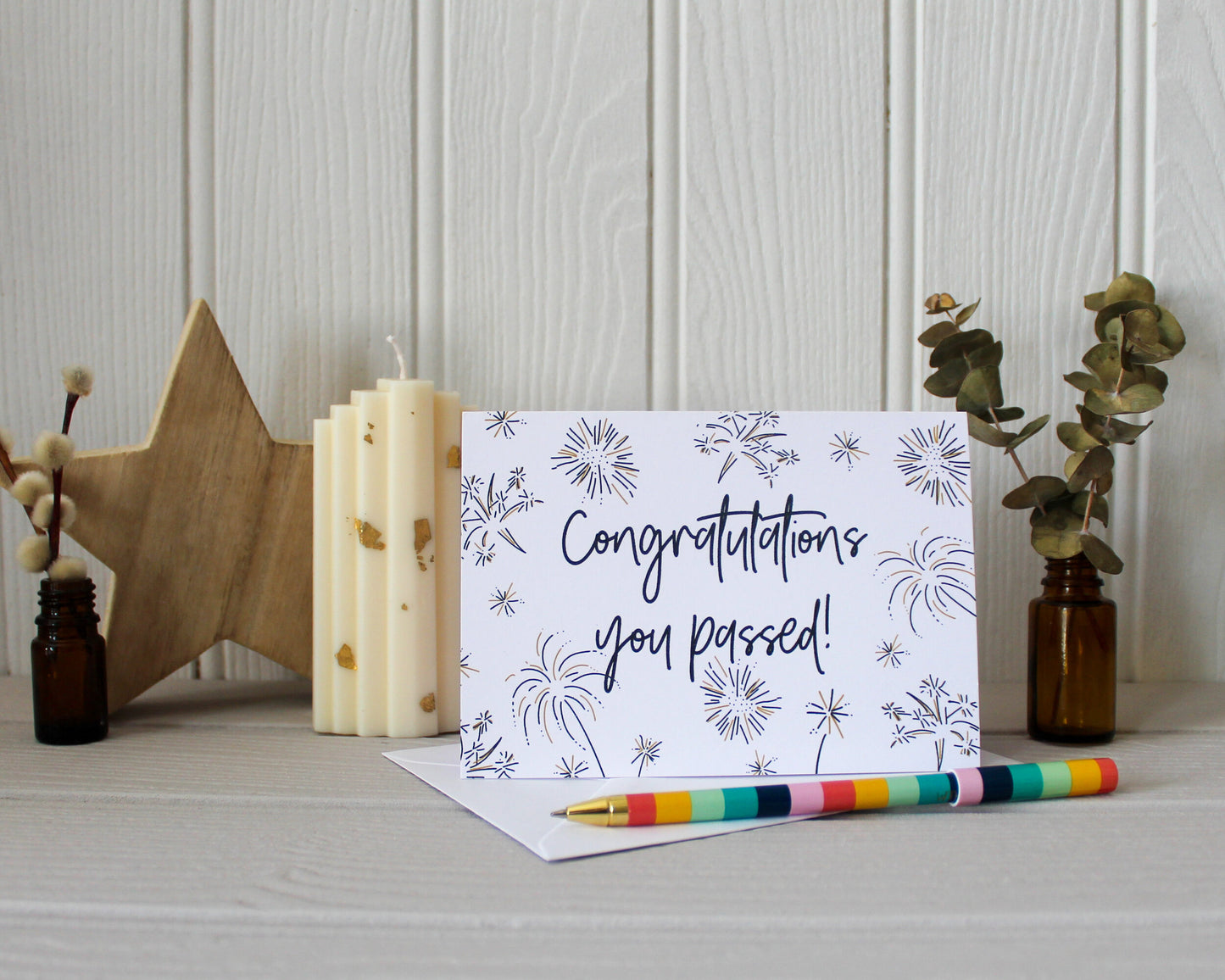 Congratulations You Passed card