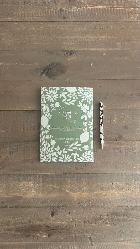 Psalm 46:1 A5 Notebook - God is our refuge and strength