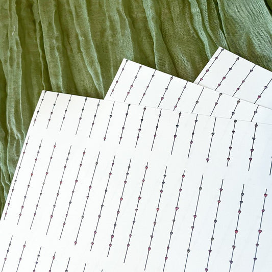 String Of Hearts Wrapping Paper