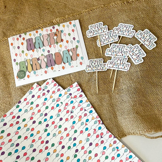 Balloons Wrapping Paper