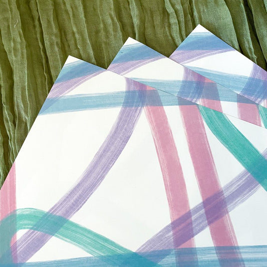 Wavy Lines Wrapping Paper