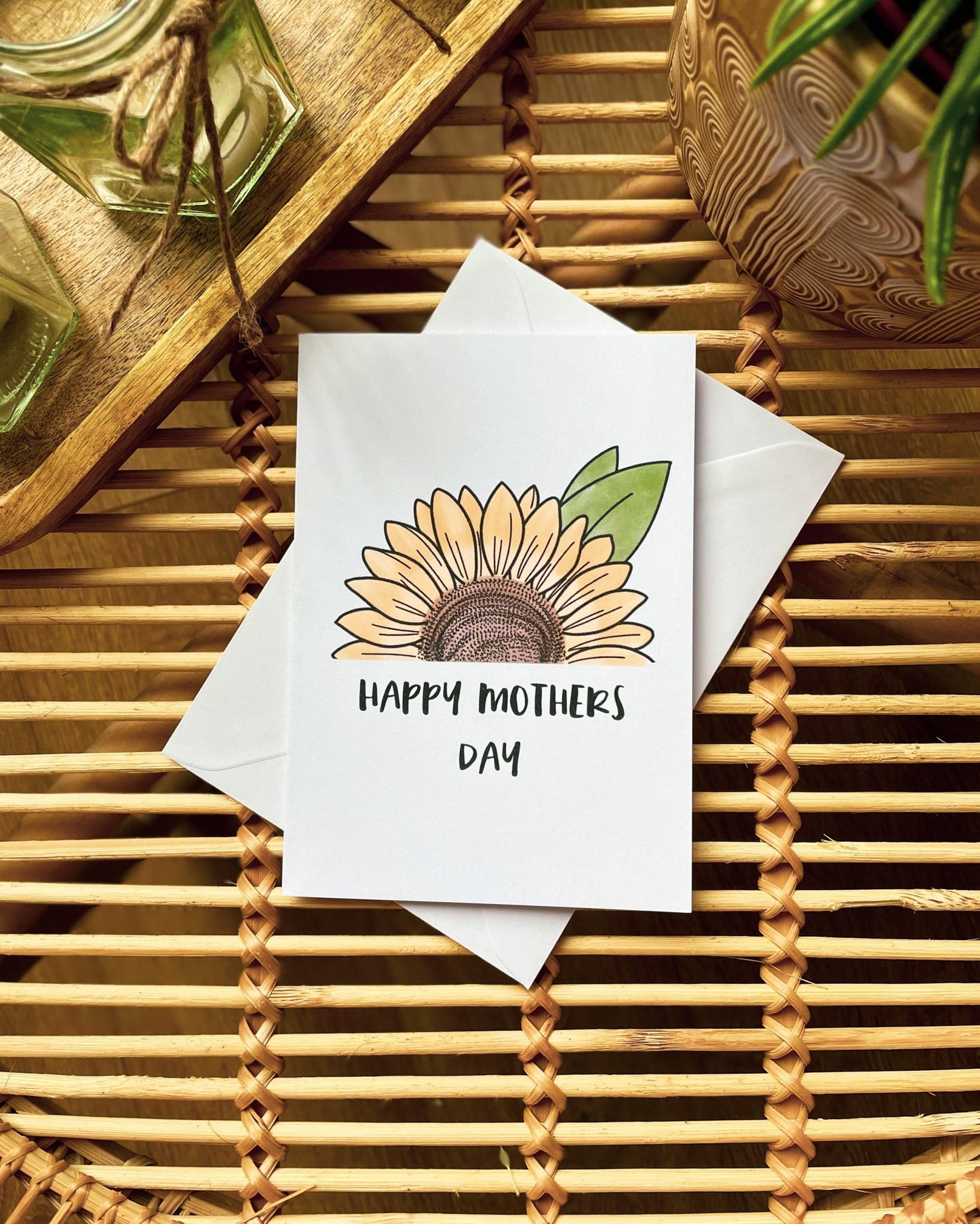 DISCONTINUED - Happy Mothers Day - Sunflower design