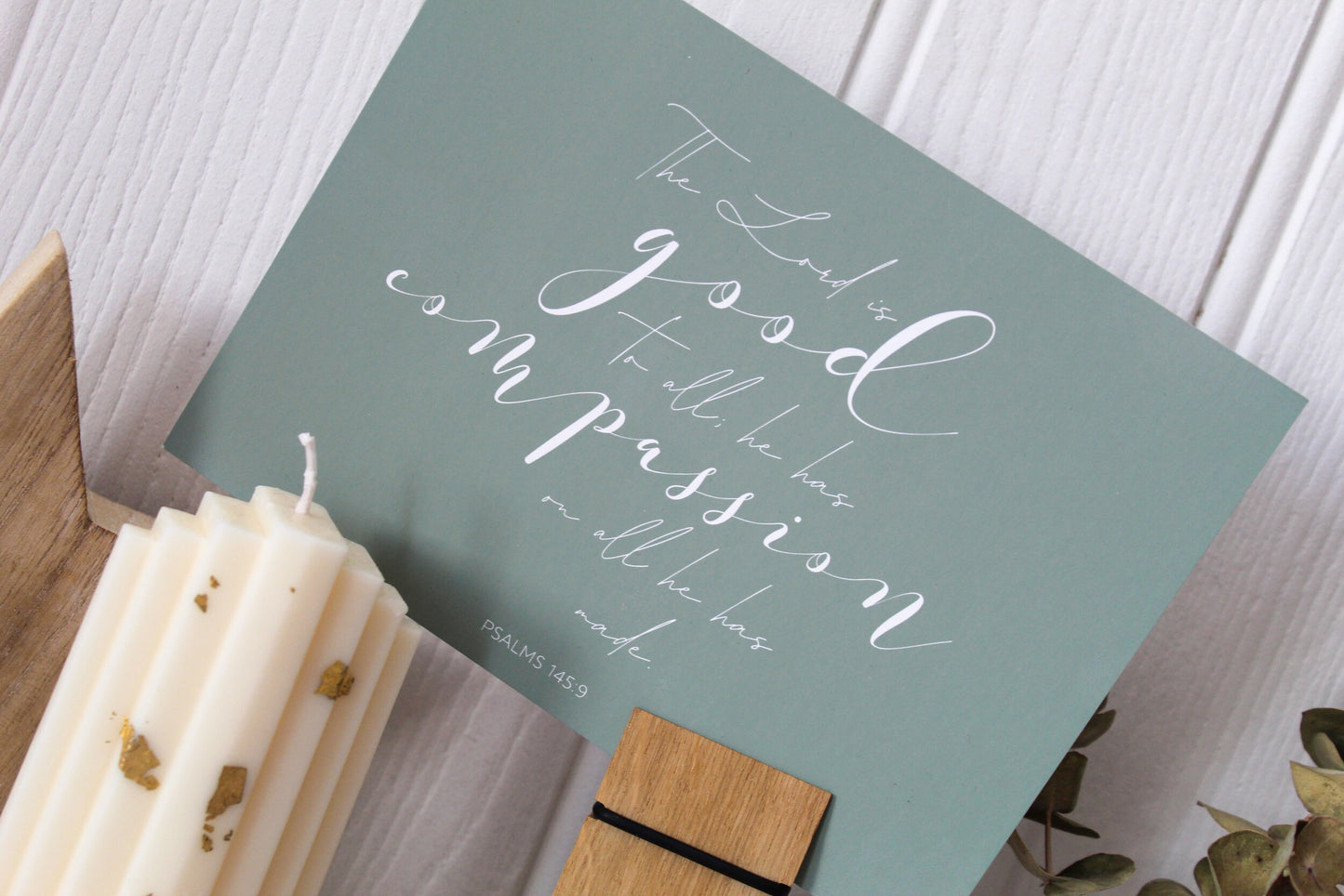 Bible verse print - Psalm 145 v 9