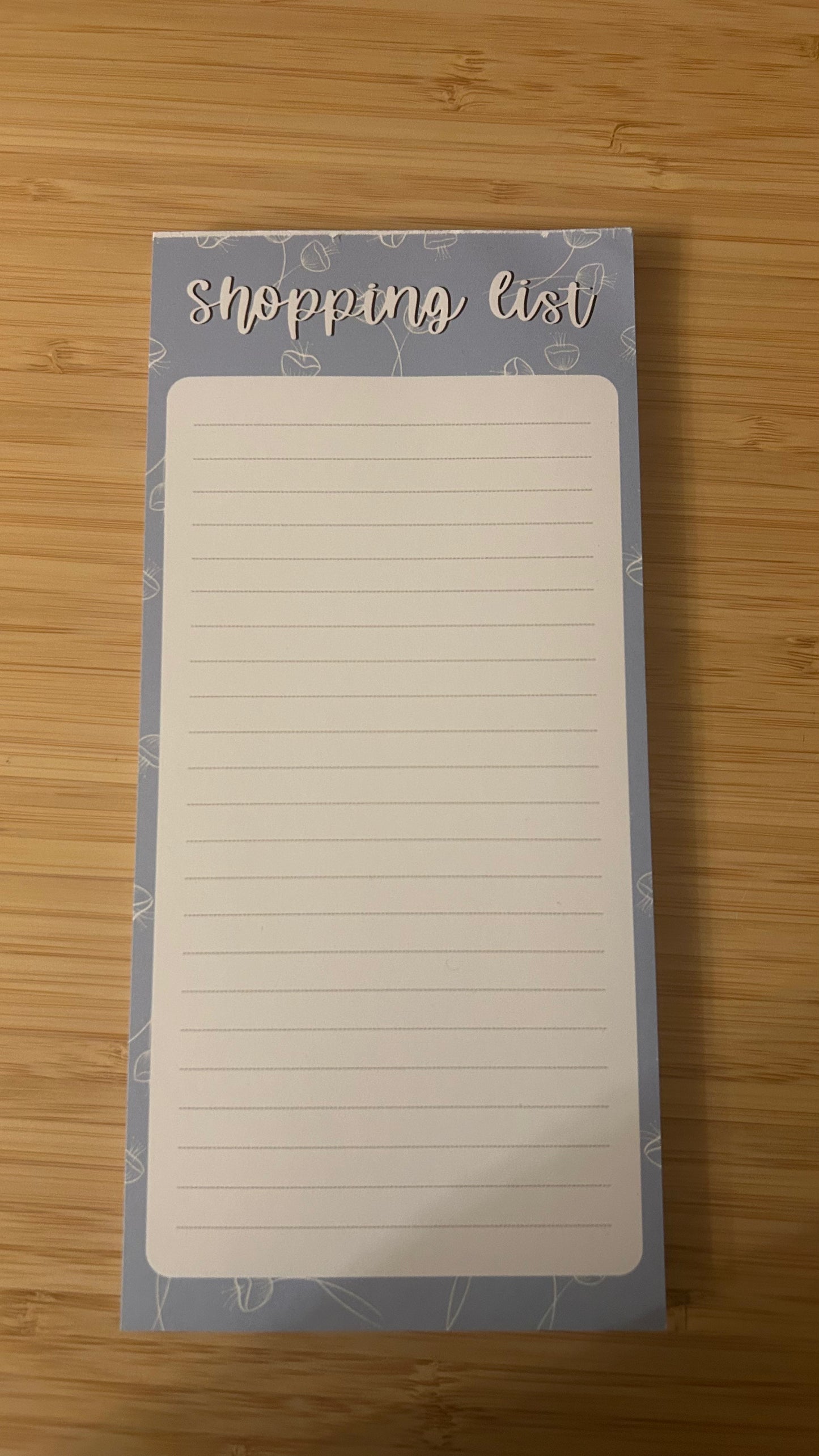 IMPERFECT - Shopping List Notepad