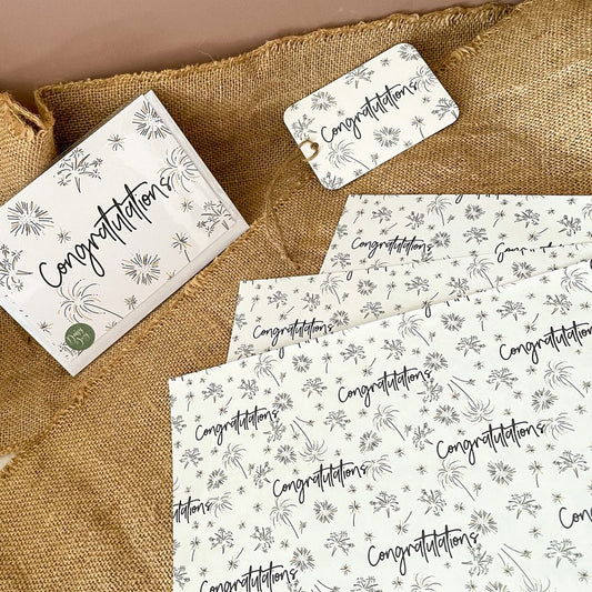 Congratulations Wrapping Paper