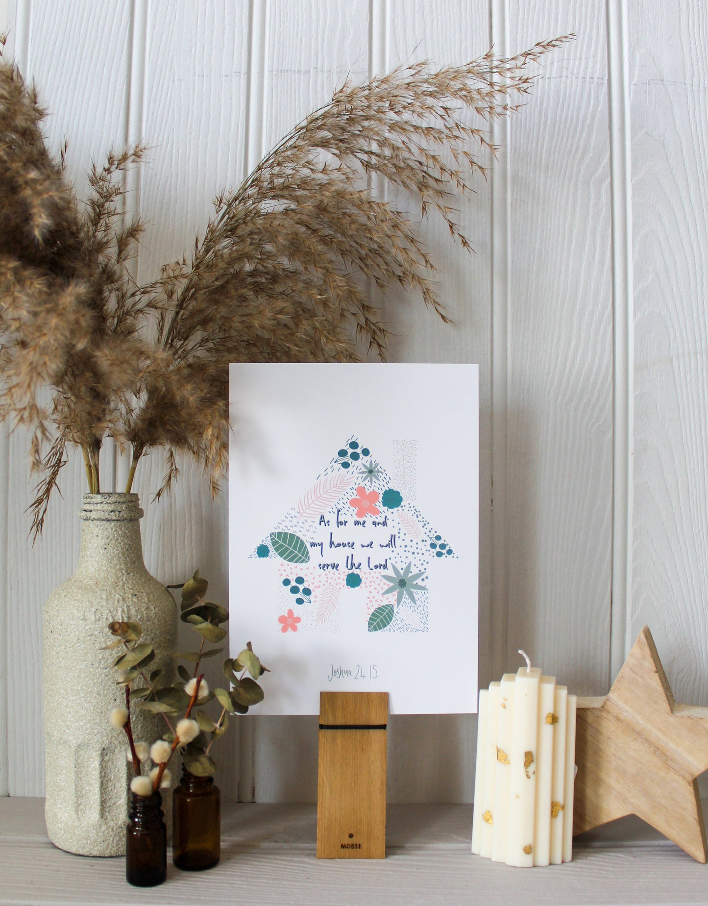 Bible verse print - Joshua 24 v 15