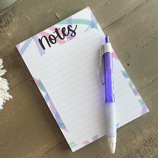 Wavy Lines A6 Notepad