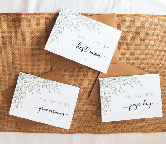 Will you be my best man card