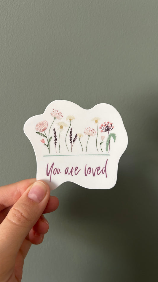 You are loved - Sticker