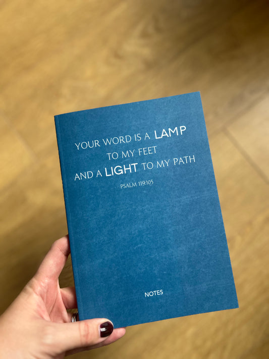IMPERFECT - Psalm 119:105 A5 Notebook