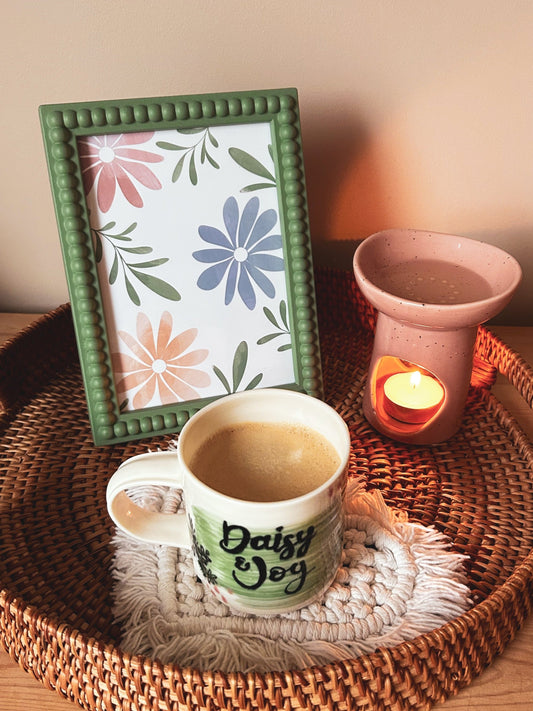 Floral and foliage illustration print