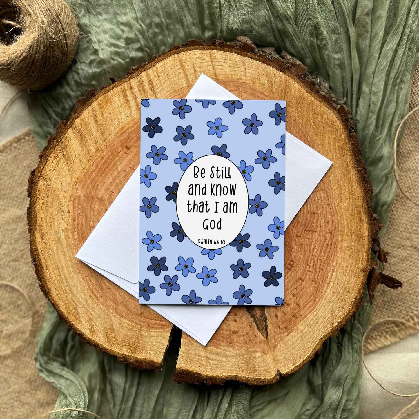 Bible verse card - Psalm 46:10