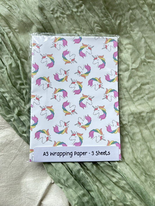 Unicorn Wrapping Paper