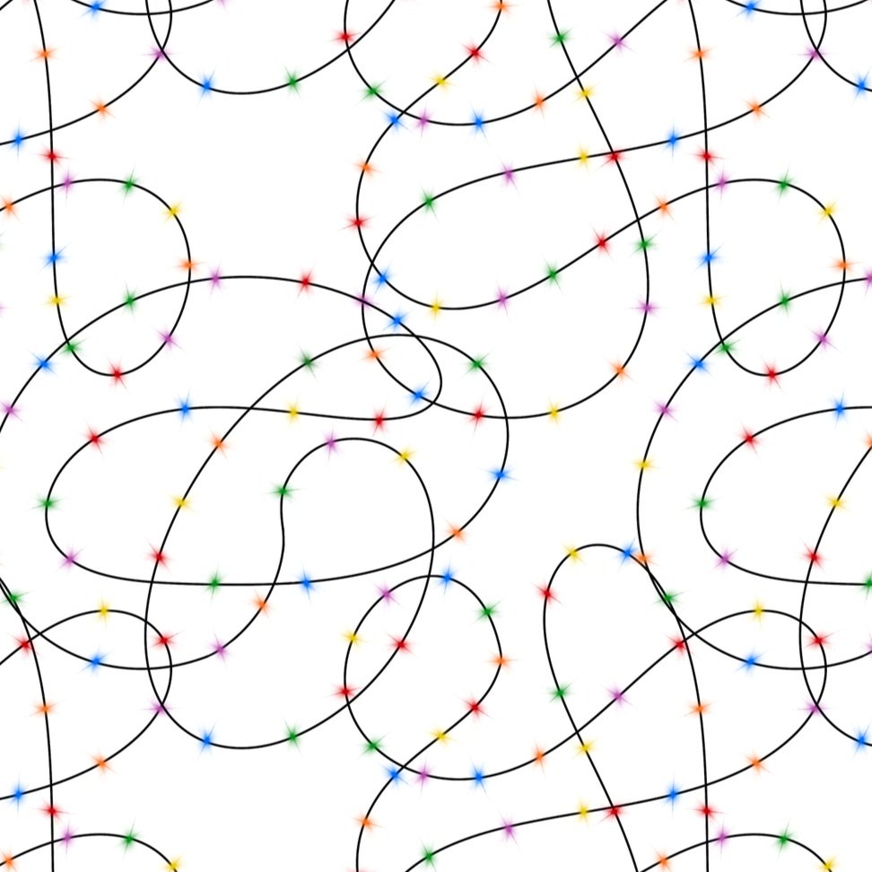 a2 wrapping paper christmas lights