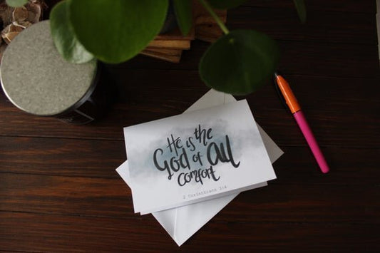 Bible Verse Card - 2 Corinthians 3 v 4