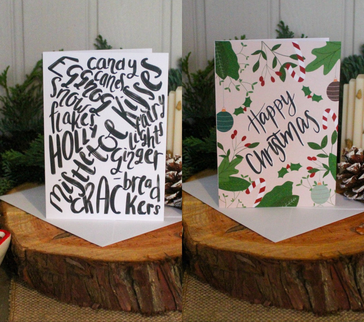 Christmas Cards - Pack of 6 (Duo designs)