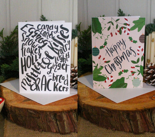 Christmas Cards - Pack of 6 (Duo designs)