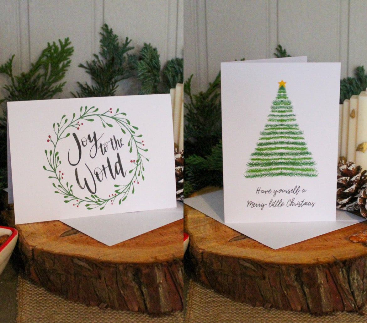 Christmas Cards - Pack of 6 (Duo designs)