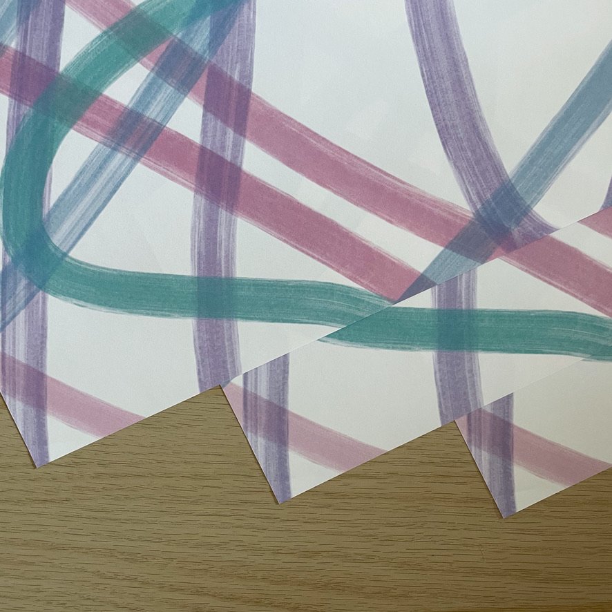 Wavy Lines Wrapping Paper