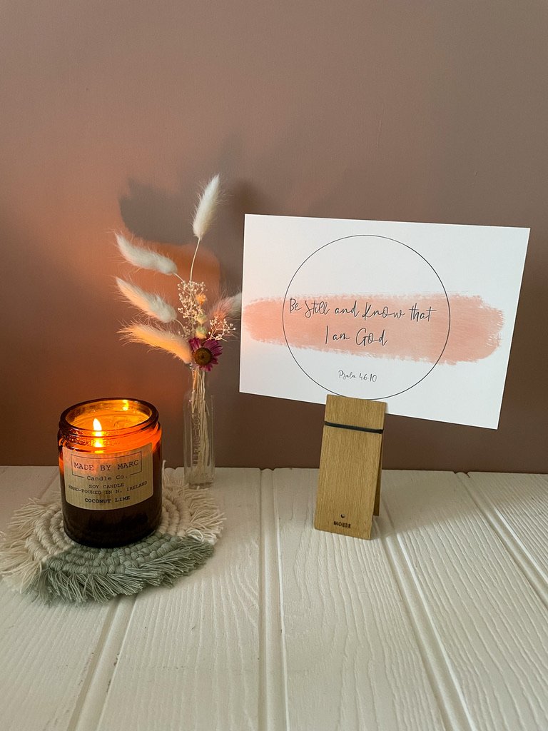 Be still and know that I am God - Bible verse print - Psalm 46v10