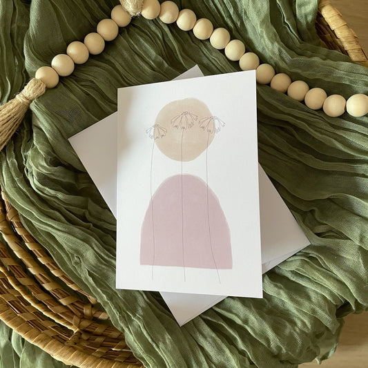 blank everyday occasion greetings card