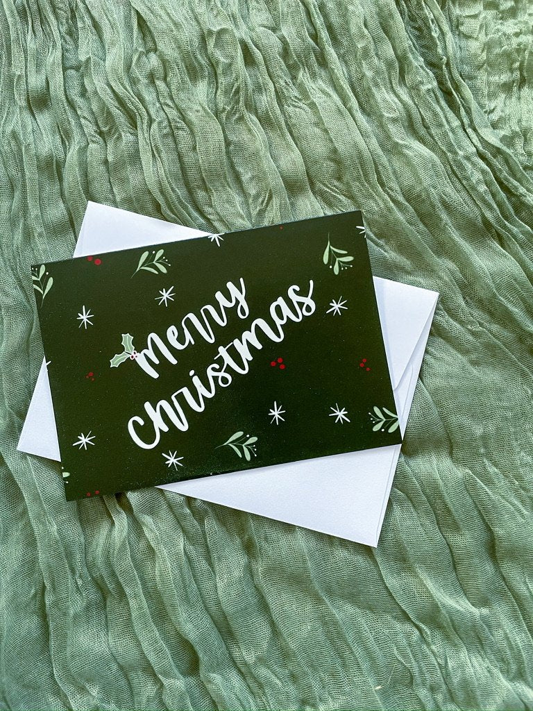 MERRY CHRISTMAS CARD GREETING CARD