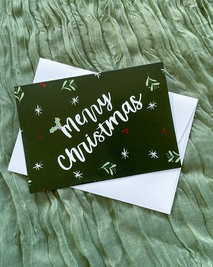 MERRY CHRISTMAS CARD GREETING CARD