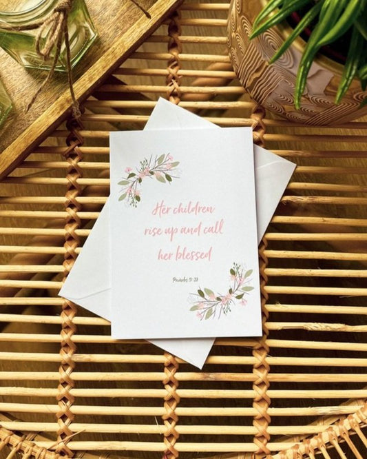 DISCONTINUED - Happy Mothers Day - Proverbs 31:28 design