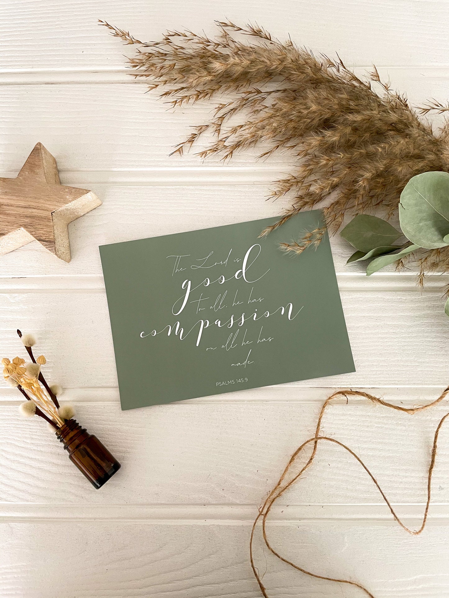 Bible verse print - Psalm 145 v 9