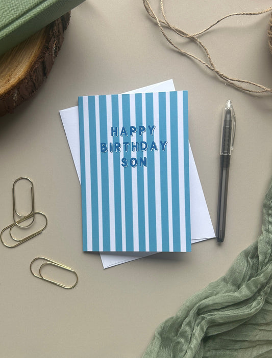 Happy Birthday Son - Birthday card