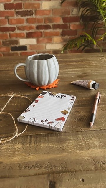 Autumn Sketches A6 Notepad