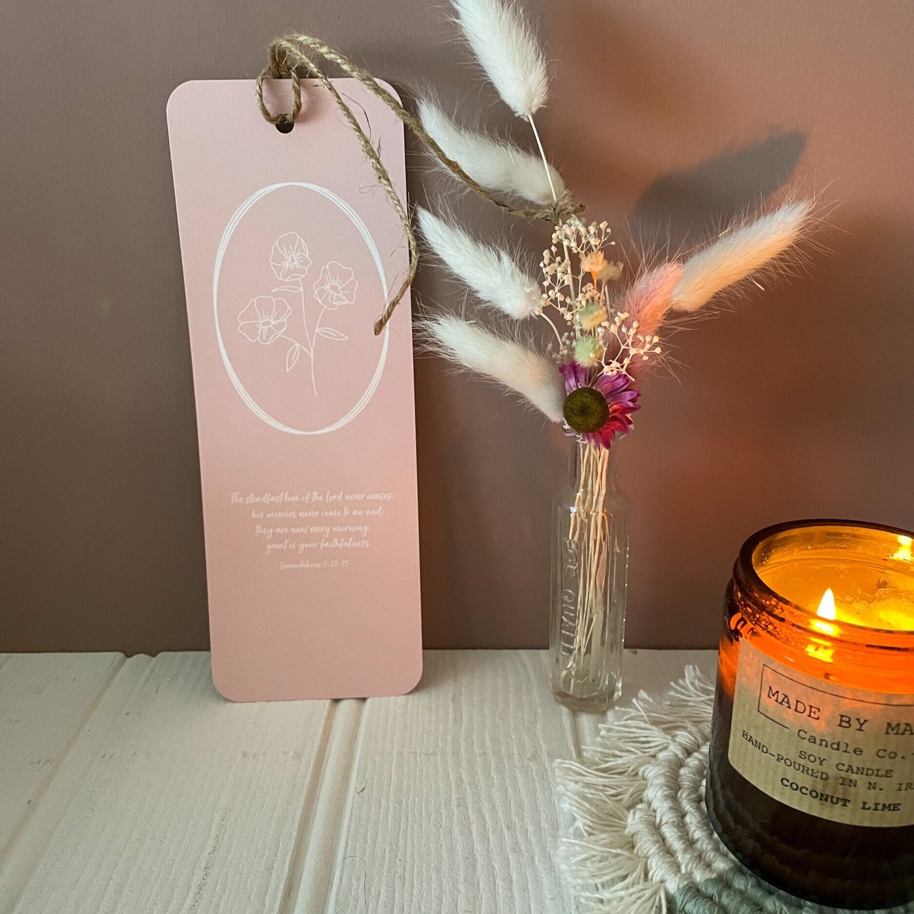 Lamentations 3v22-23 bible verse bookmark