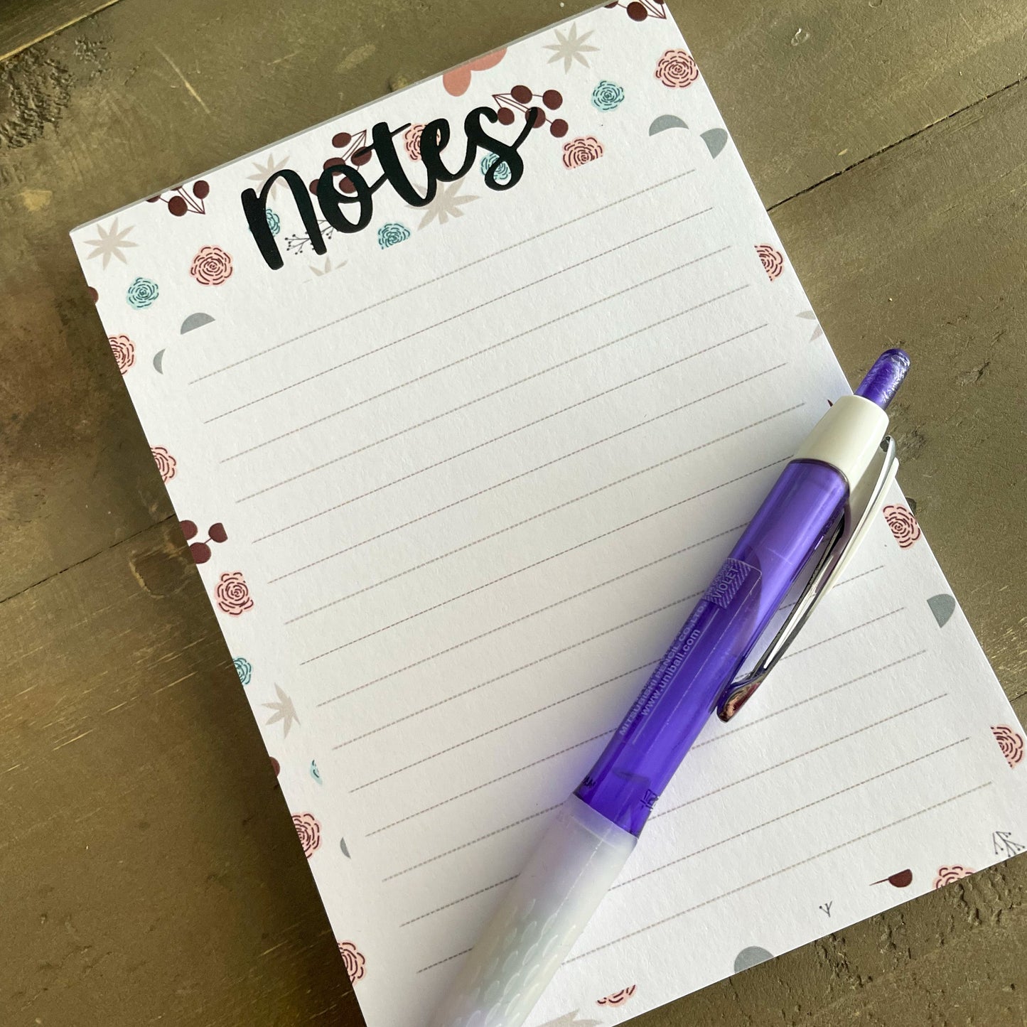 Liberty Inspired Floral A6 Notepad