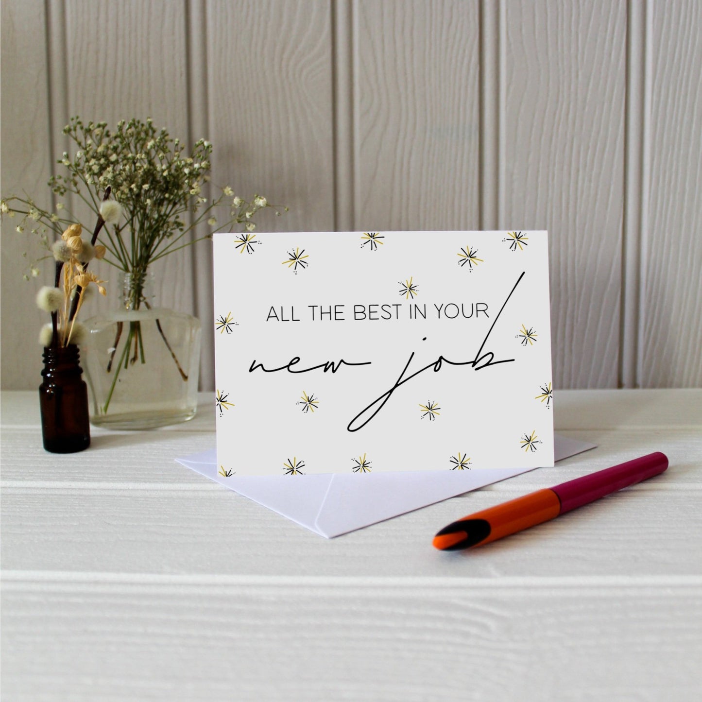 All the best in your new job card