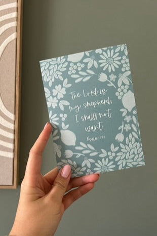 Psalm 23:1 - Bible verse print