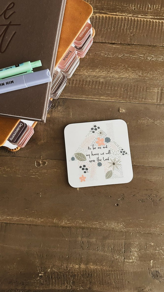 Joshua 24:15 Coaster