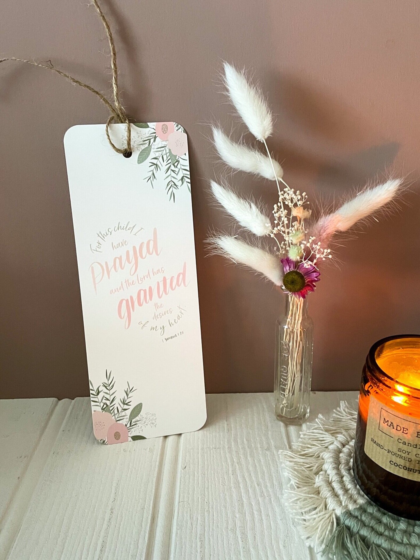 1 Samuel 1v27 bible verse bookmark