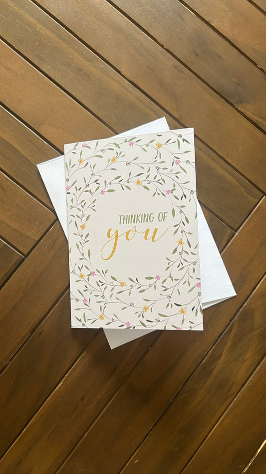 Thinking of you card