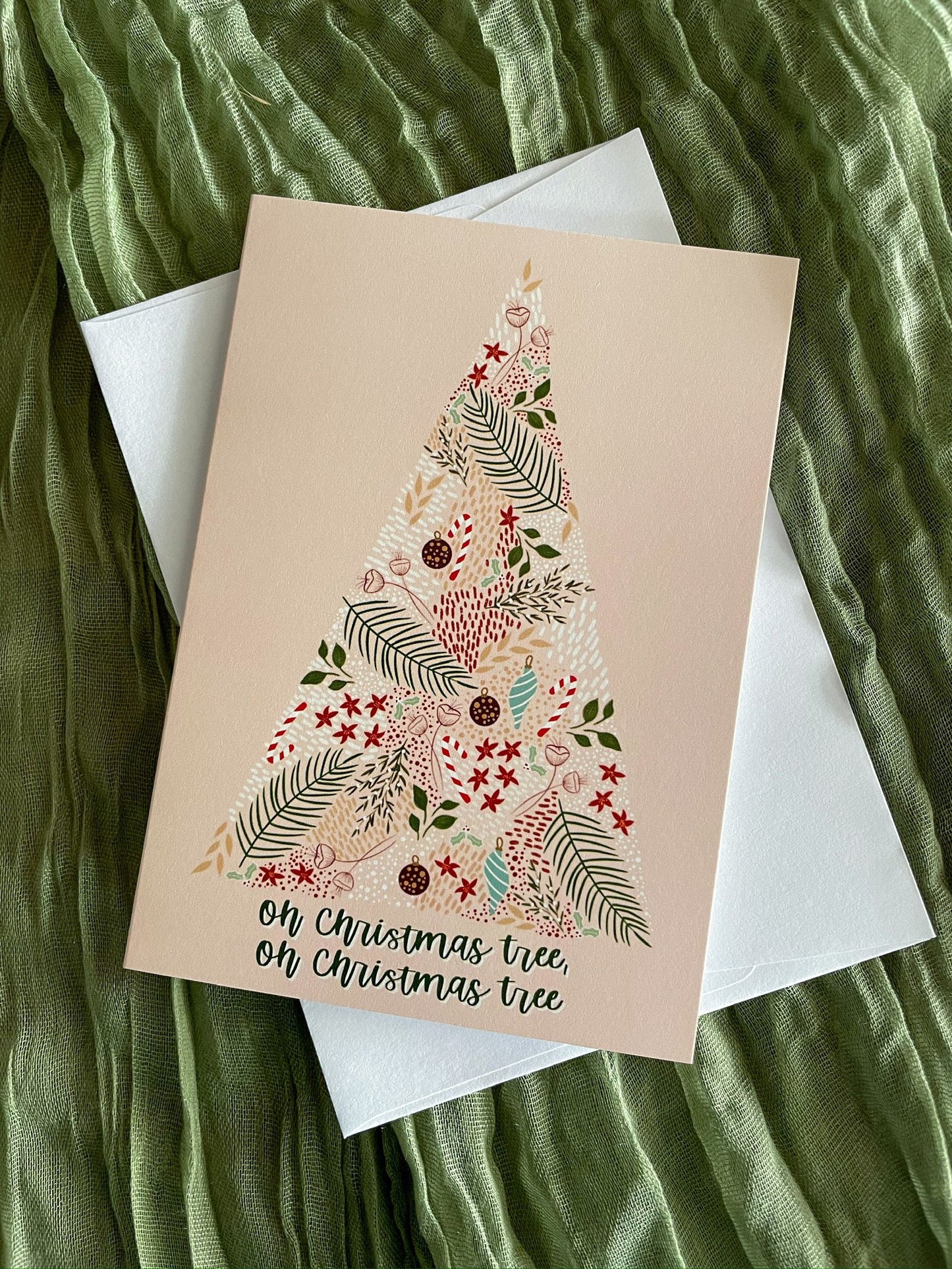 OH CHRISTMAS TREE CARD GREETING CARD
