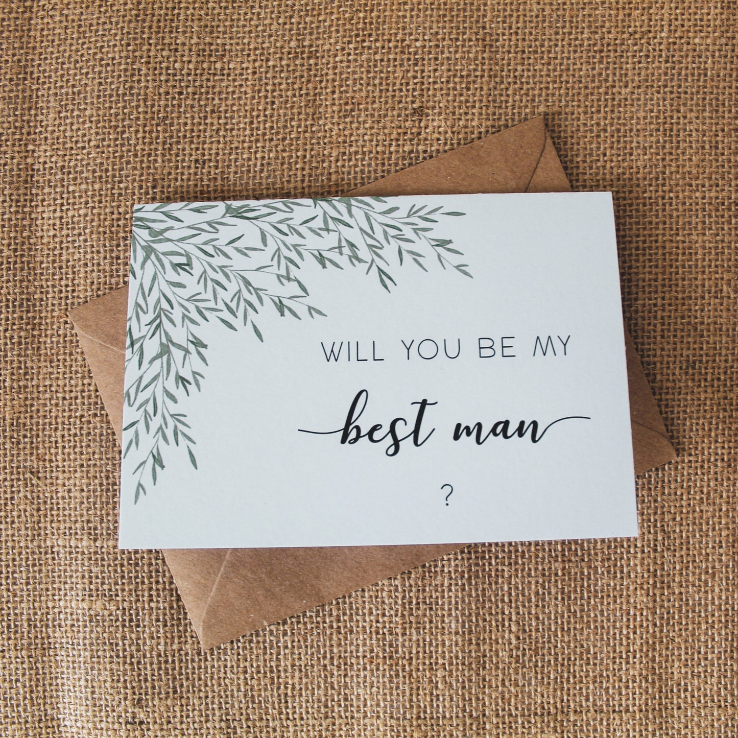 Will you be my best man card