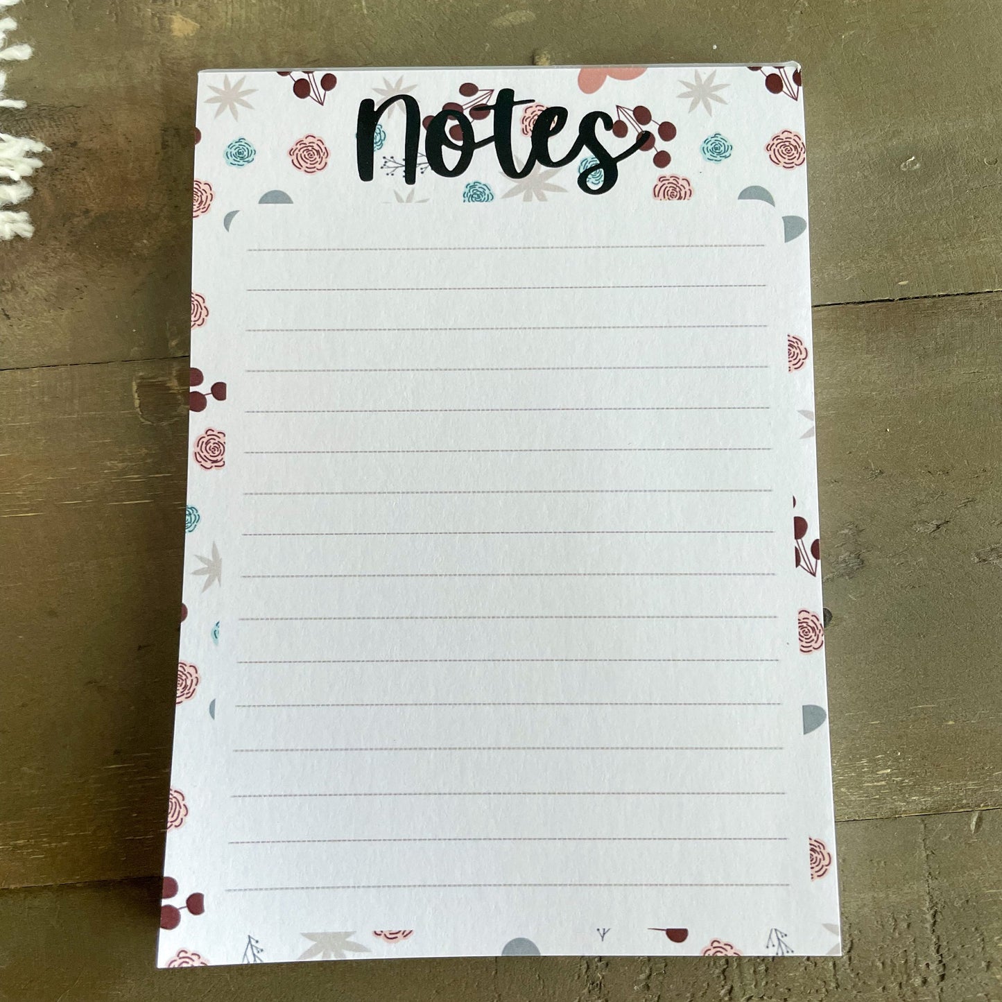 Liberty Inspired Floral A6 Notepad