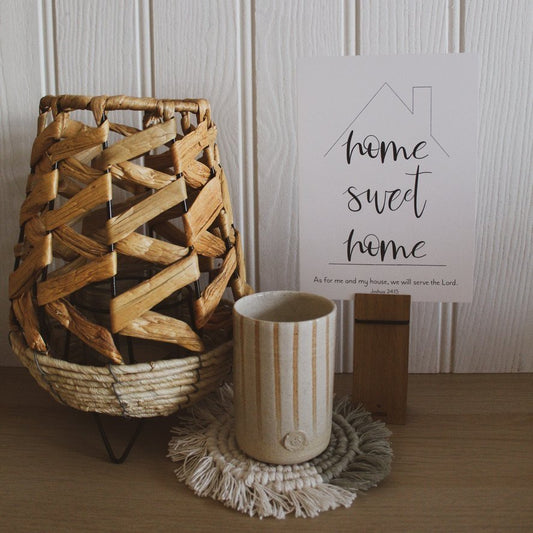 Joshua 24 v 15 Bible verse print home sweet home. As for me and my house we will serve the Lord