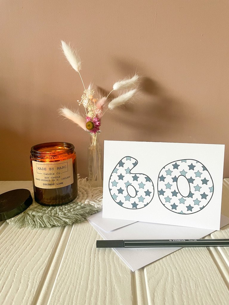 DISCONTINUED - Blue Star Age Specific Birthday card