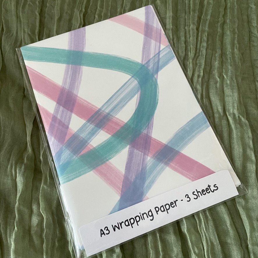 Wavy Lines Wrapping Paper