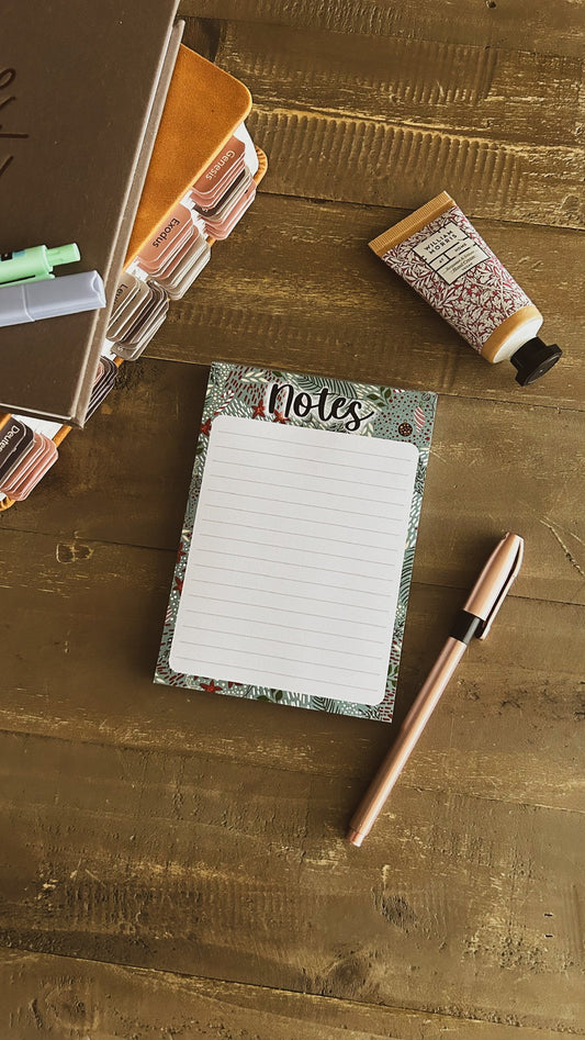 Festive illustrations A6 Notepad