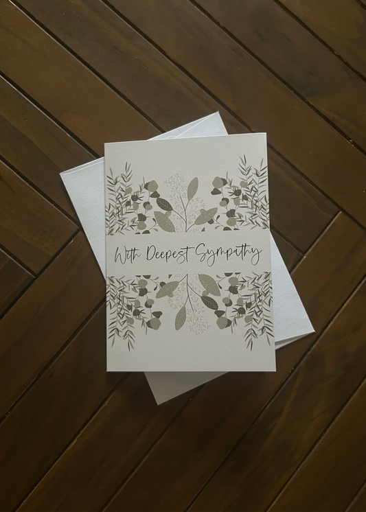 With Deepest Sympathy card