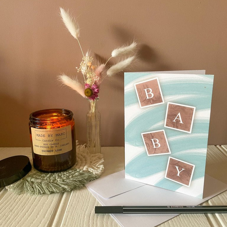 DISCONTINUED - Baby Blocks card