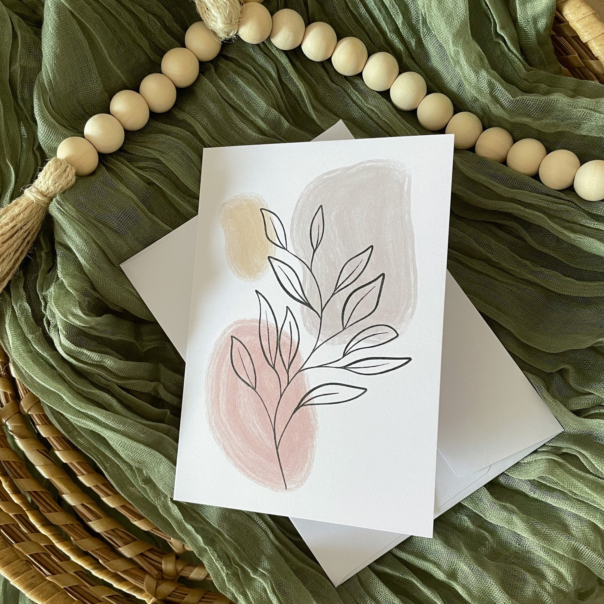 blank everyday occasion greetings card