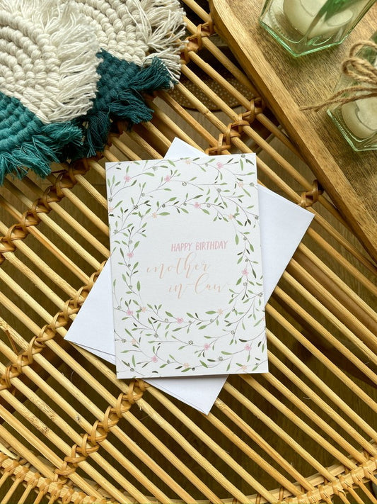 Birthday card for mother in law
