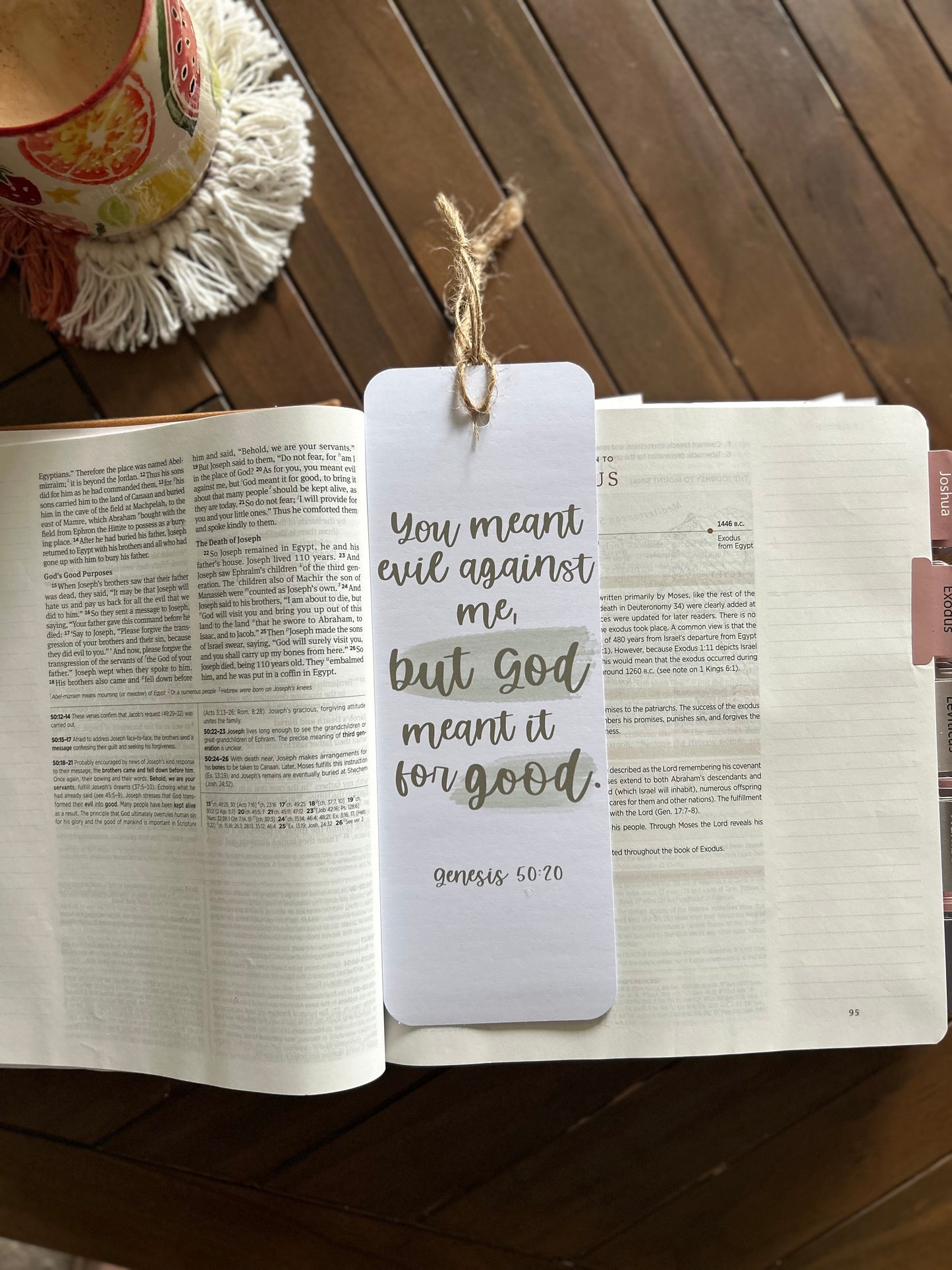 Genesis 50:20 Bible verse bookmark